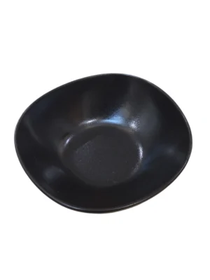 Photoroom-20251213_142549 Bol carré en céramique noire mate, élégant et résistant, parfait pour vos sauces et grande portions.